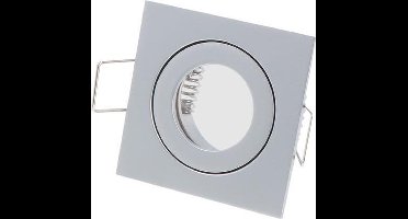 LED line Inbouwspot - Vierkant - Waterdicht IP44 - MR11 Fitting - 55x55 mm - Mat Grijs