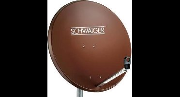 Schwaiger SPI996.2 Satellietschotel 80 cm Reflectormateriaal: Staal Steenrood