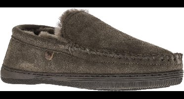 Warmbat Grizzly Suede Heren Sloffen - Pebble