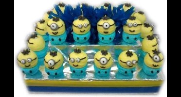 Minions Spektaart - Traktatie taart met 24 spek Minions