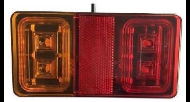 LED achterlicht unit JMF-1 rem / knipper / mistachterlicht - Rechthoek