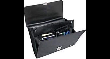 WEDO Flapover Aktetas ELEGANCE A4 - Zwart