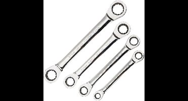 Ringratelsleutel 8-19 mm - Set van 4 - Neo-Tools 09-070