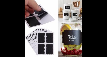 Hiden - 36x Krijtbord Stickers | Keuken