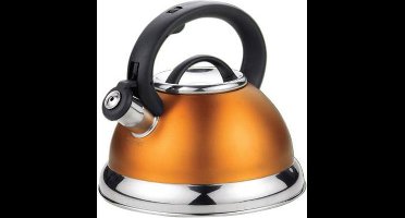 Kinghoff 3246 - Fluitketel - Oranje - 3L