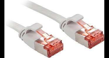 LINDY 47554 RJ45 Netwerkkabel, patchkabel CAT 6 U/FTP 5.00 m Grijs 1 stuk(s)