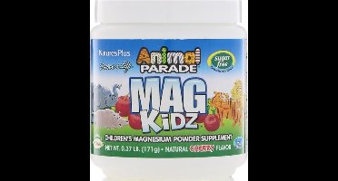 Animal Parade - Mag Kidz - Children's Magnesium - Natural Cherry Flavor (171 grams) - Nature's Plus