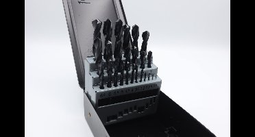 Heller 23773 4 HSS Metaal-spiraalboorset 25-delig Rollenwals DIN 338 1 set(s)