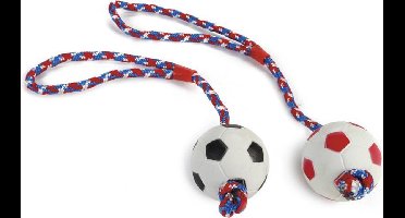 Beeztees Sponzenbal aan Koord - Hondenspeelgoed - 30x6x6 cm