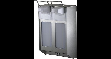 MediQoline | Zeep & desinfectiemiddeldispenser | 500 ml | RVS