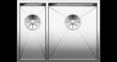 Spoelbak Blanco Zerox 340/180-U 521614 InFino onderbouw