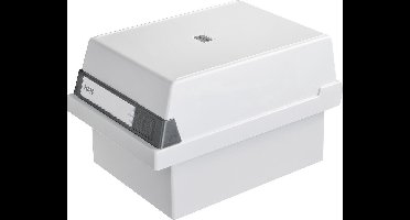 Kaartenbak HAN breed A7 - ± 800 kaarten l.grijs met deks