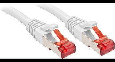 LINDY 47793 RJ45 Netwerkkabel, patchkabel CAT 6 S/FTP 1.50 m Wit 1 stuk(s)