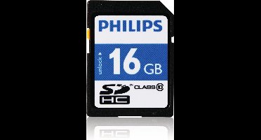 Philips SD kaart 16GB - Class 10 - Ultra Speed - SD Card