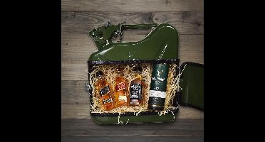 Designed by Man - Jerrycan Whiskey Bar 5L - Groen - Excl. whiskeyflesjes