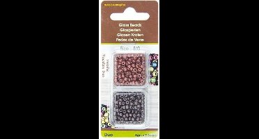 Rocailles Metallic Duo, 8/0. 2 X 8 Gram,No. 4503