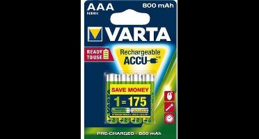 Varta AAA Oplaadbare Batterijen