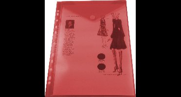 EXXO-HFP # 35446 - A4 Ringband Documententas - Top Open - Rood - 1 Pak @ 10 stuks