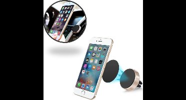 Telefoonhouders Auto met Magneet Goud - Telefoonhouder Auto - GSM Houder Auto - Smartphone Houder Auto - Universeel voor Telefoons tot 7 inch