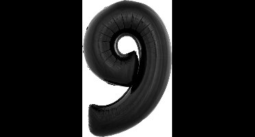 ESPA - Enorme zwarte aluminium cijfer ballon