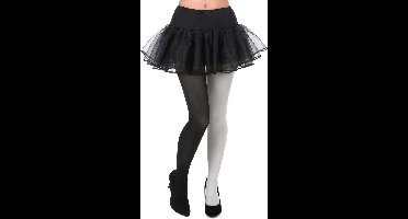 Vegaoo - Tweekleurig panty voor volwassenen