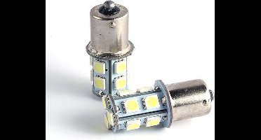 (BAU15S) 1156 - 5050 - 13 SMD - Wit - 12V