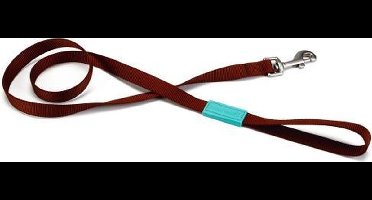 Beeztees nylon looplijn lichtbruin 120 x 25