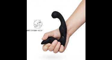 Power Escorts Oplaadbare Silicone Prostate Stimulator - BR51 - Zwart