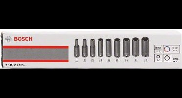 Bosch 9-delige dopsleutelmoffenset