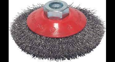 M14 KEGELBORSTEL 100 GEGOLFD 0.3 STAAL