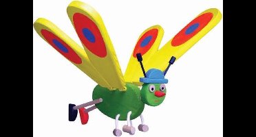 Van Dijk Toys - Vliegfiguur - Vlinder