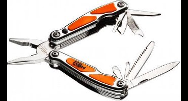 Multitool Aluminium 10-in-1 met ingebouwde LED lamp