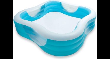 Intex Opblaaszwembad Beach Wave Blauw 229 X 229 X 56 Cm