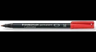 Staedtler 317-2 permanente marker Rood Kogelpunt 10 stuk(s)