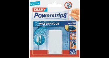 Tesa powerstrips waterproof tandenborstelhouder wit