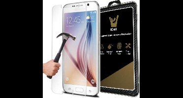 Screenprotector geschikt voor Samsung Galaxy S6 - Tempered Glass Screenprotector Transparant 2.5D 9H