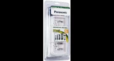 PANASONIC Univerzální nabíječka BQ-CC15E/1B (bez baterií) AA/AAA +/- 3-8h (Blistr 1ks)