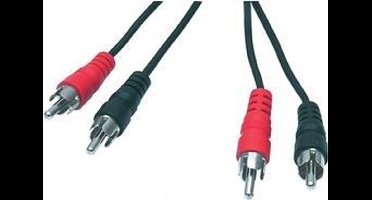 2x RCA mannelijk - 2x RCA mannelijk 5,00 m