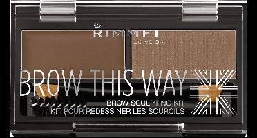 Rimmel London Brow This Way Kit Wenkbrauwpoeder - 002 Medium Brown