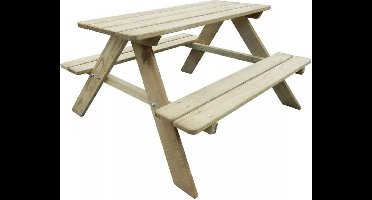 MaxxGarden Picknicktafel Kinderen - Tuinbank - Tuinbank Hout - Geschikt voor Buiten - 90x79x50cm