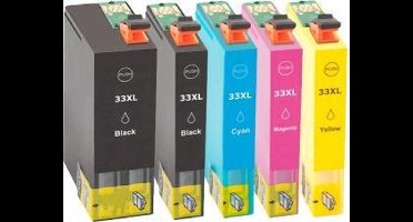 huismerk – Inktcartridge / Alternatief voor de Epson 33XL (T3357) multipack met chip