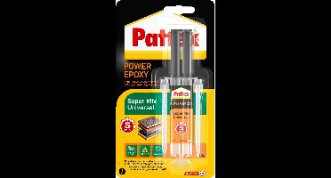 Pattex Twee componentenlijm SuperMix Universal 11gram | 2-componentenlijm Epoxy | Extreem sterk & Makkelijk Bindend.