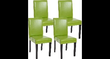 Vier eetkamerstoelen Littau Groen
