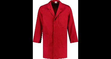 Yoworkwear - Stofjas - 100% katoen - Rood - Maat XL