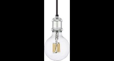 Groenovatie Vintage Hanglamp - E27 Fitting - Croom - Zwart