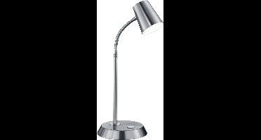TRIO NARCOS - Tafellamp - Nikkel mat - incl. 1x SMD 6,9 W - 4-stappen TOUCH - Flexibel - Patroon bescherming