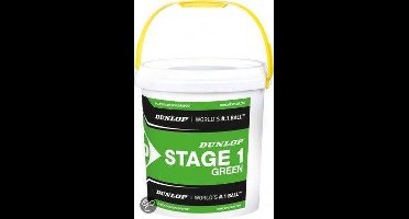 Dunlop Stage 1 Tennisballen - Groen - 60 stuks
