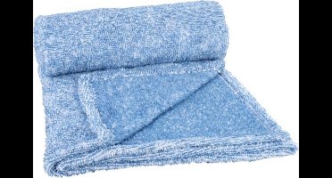 Clarysse Soft Speckled fleece plaid 130x160cm blauw