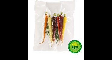 Vacuüm vershoudzakken, 20cm x 30cm 100 stuks met mictostructuur (wafelstructuur)