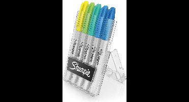 Sharpie Fine Point Cool Colors set van 5 in Plastic Box